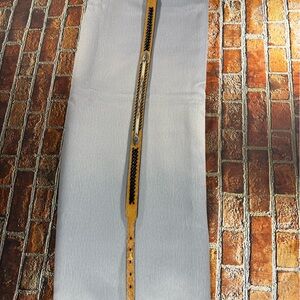 Brown and Black Leather Belt